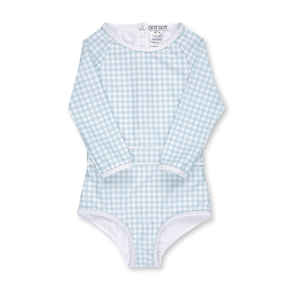 Traje de baño largo del bebé de la manga del bebé del traje de baño de una pieza suave de Lycra proveedor