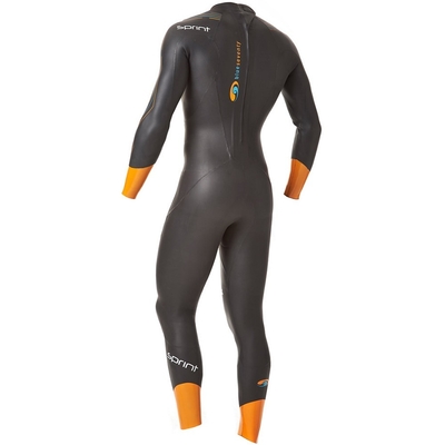 Manga llena de la piel del Triathlon de la sinergia del Wetsuit liso para hombre del neopreno para la natación del agua abierta proveedor