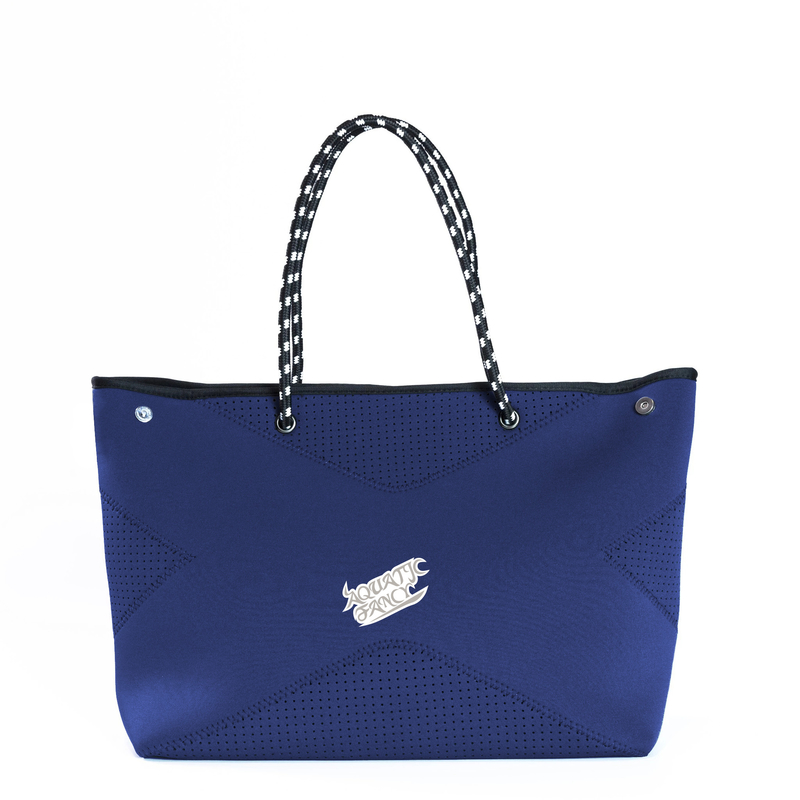 Forme el bolso/a señora suaves azules Tote Handbag For Cosmetics de la playa del neopreno proveedor