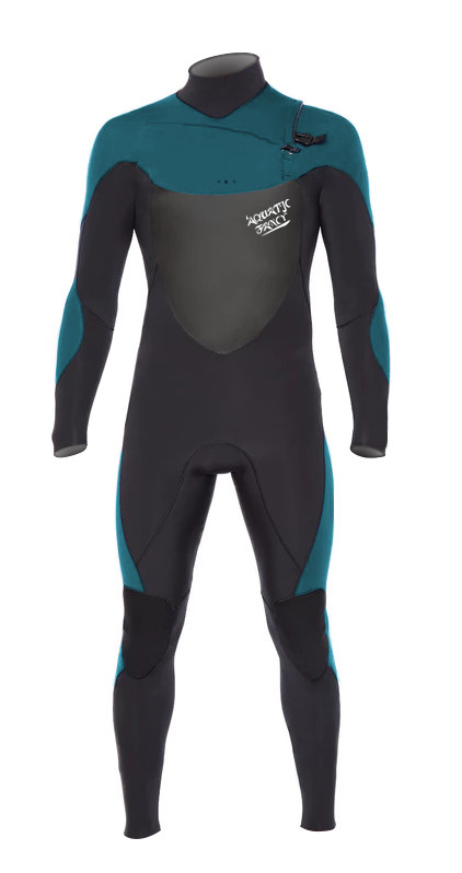 Protección de manga larga del buceo con escafandra del panel ergonómico negro y azul del Wetsuit proveedor